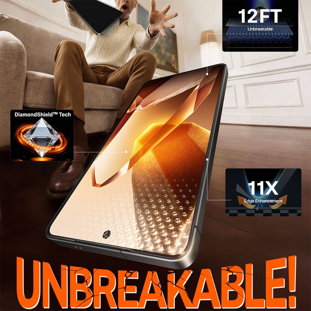 Beschermfolie Torras GlassGo Install Master voor Samsung Galaxy S26 Plus, Gehard Glas, Volledige Lijm, Transparant