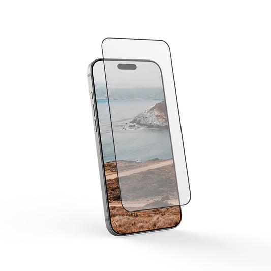 Schermbeveiligingsfolie Urban Armor Gear Shield voor Apple iPhone 17 Pro Max, Gehard Glas, Volledige Lijm, Zwart
