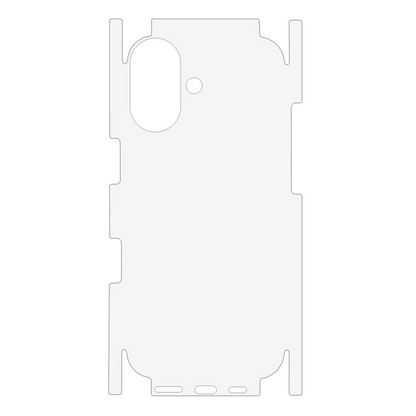 OEM Achterkant Beschermfolie voor Apple iPhone 17, Plastic
