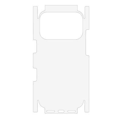 OEM Achterkant Beschermfolie voor Apple iPhone 17 Pro, Plastic
