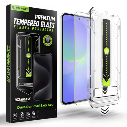 Techsuit TitanGlass CrystalHD schermbeschermfolie voor Samsung Galaxy A37 5G / A36 A366, gehard glas