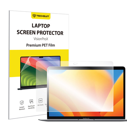 Schermfolie Anti Blauw Licht Techsuit VisionProX voor Apple MacBook Air 13inch (2020) / (2018) / (2017), Plastic