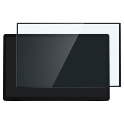 Spigen GlastR EZ FIT Beschermfolie voor Tesla X / S Navigatie (2022 - 2021), Gehard Glas, Zwart AGL04688