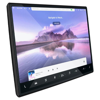 Spigen GlastR EZ FIT Beschermfolie voor Tesla X / S Navigatie (2022 - 2021), Gehard Glas, Zwart AGL04688