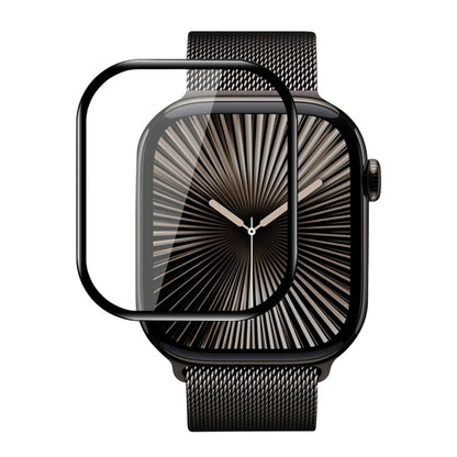 Blueo High Molecule Beschermfolie voor Apple Watch 10 46mm Series, Gehard Glas, Zwart