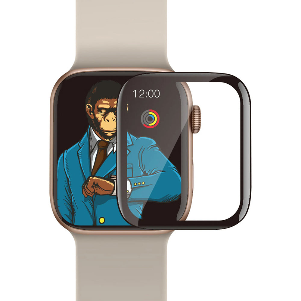 Blueo High Molecule Beschermfolie voor Apple Watch 40mm Series, Gehard Glas, Zwart
