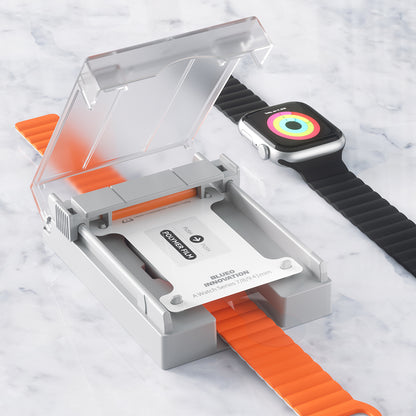 Blueo High Molecule Beschermfolie voor Apple Watch 40mm Series, Gehard Glas, Zwart