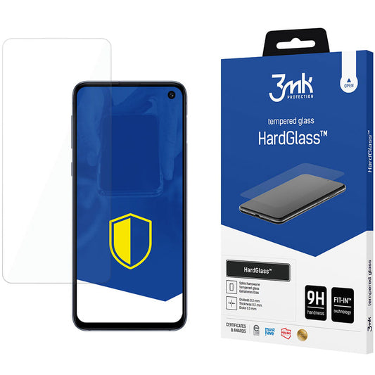 3MK HardGlass Screen Protector voor Samsung Galaxy S10e G970, Hard Glas, Volledig gelijmd