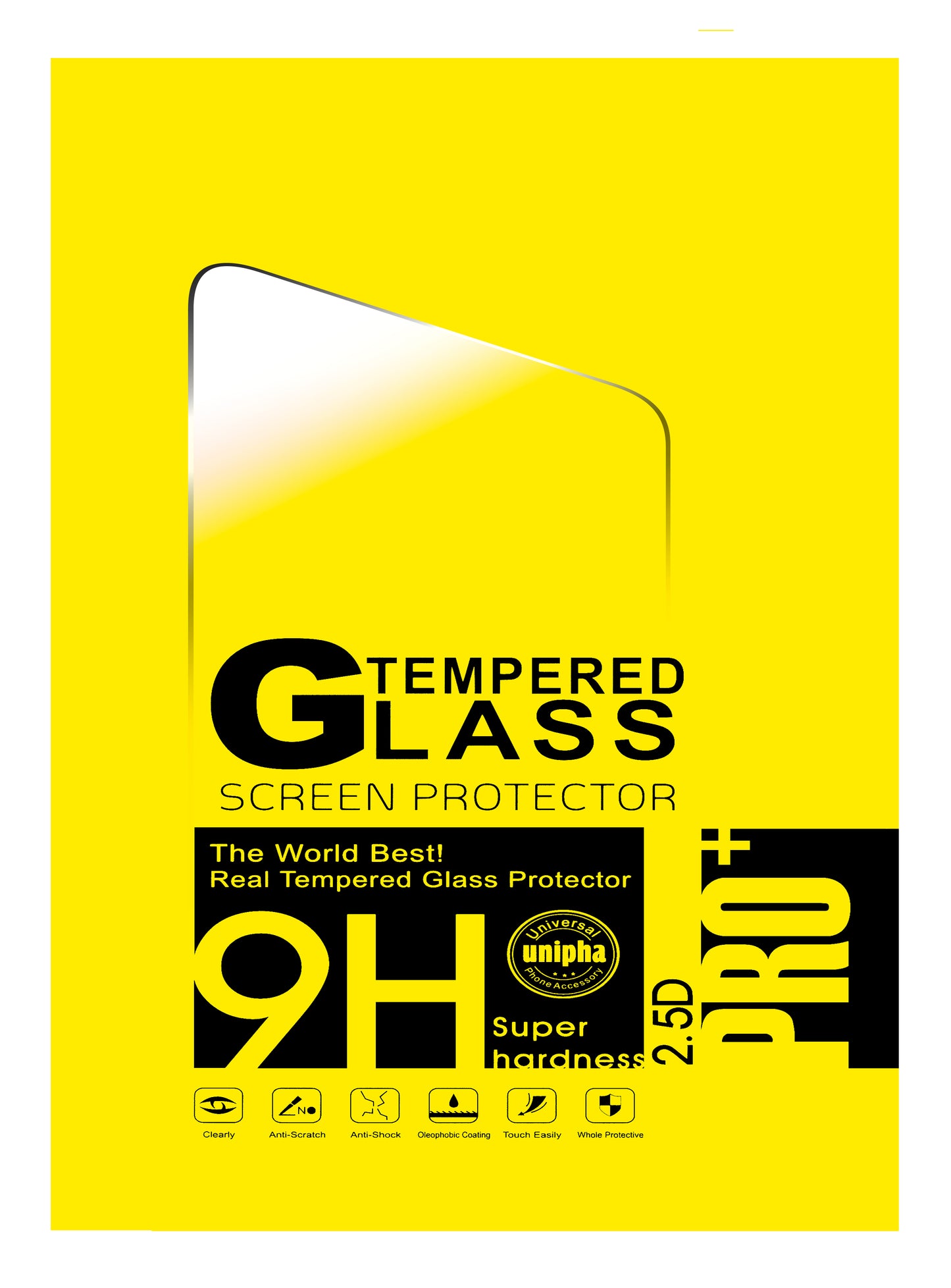 Blueline Screen Protector voor Huawei MatePad T8, Glas, Volledig gelijmd