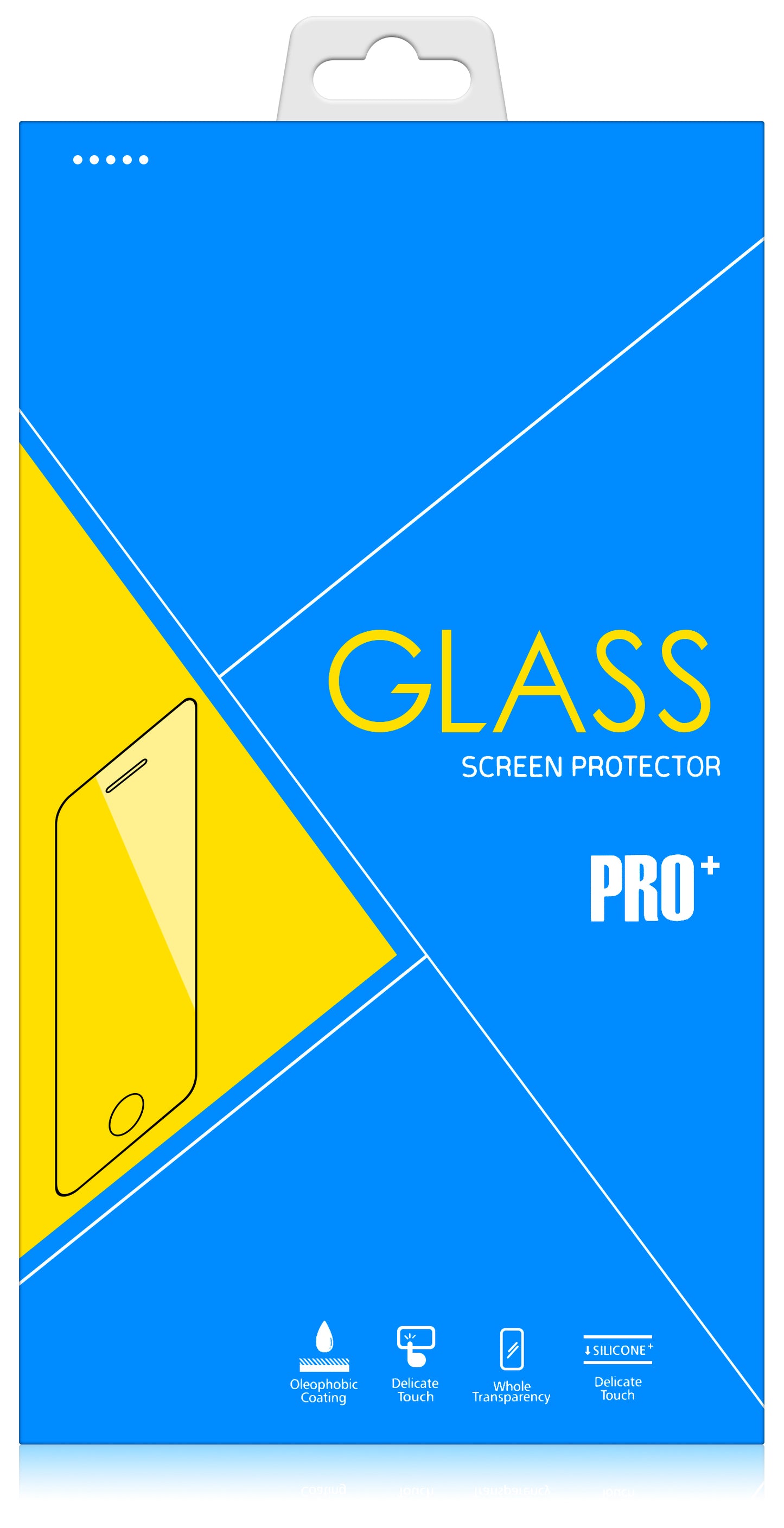 Blueline Screen Protector voor Nokia 1.4, Glas, Volledig gelijmd