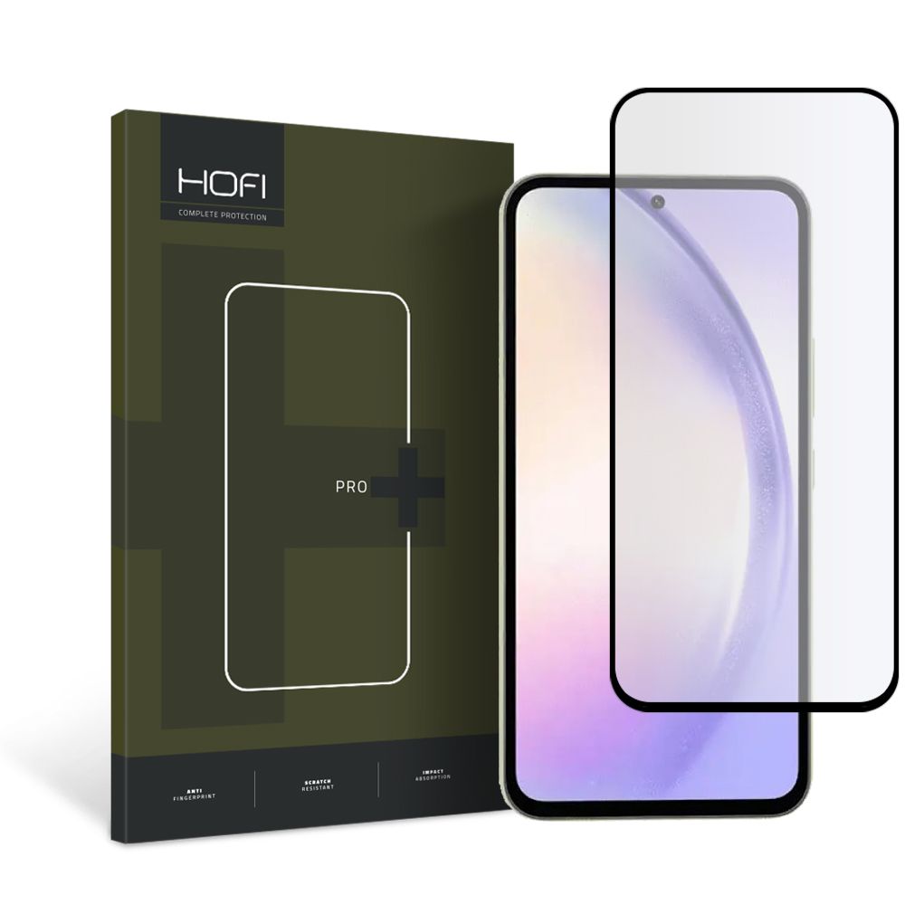 Screen Protector HOFI PRO+ voor Samsung Galaxy A54 A546, Afgeschermd glas, volledige lijm, zwart