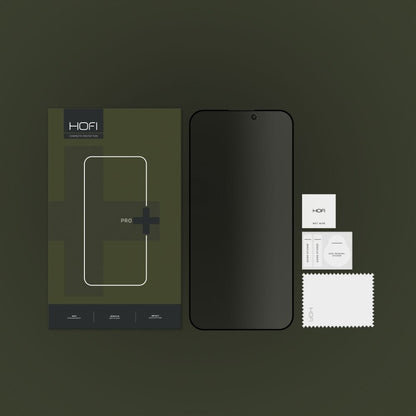 Privacy Screen Protector HOFI PRO+ voor Apple iPhone 14 Pro, Gehard Glas, Volledige Lijm