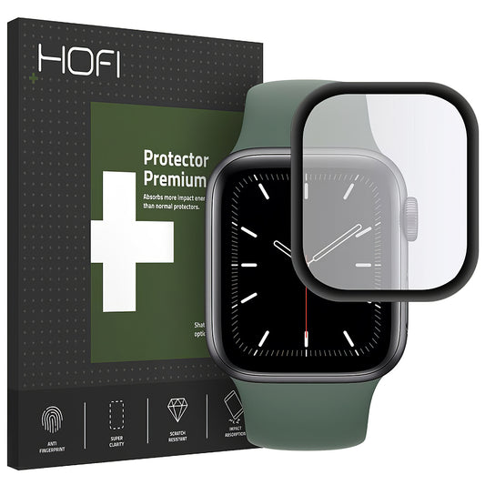 Housse de protection HOFI Hybrid pour Apple Watch 44mm Series, plastique, noir H0FIFI022BLK