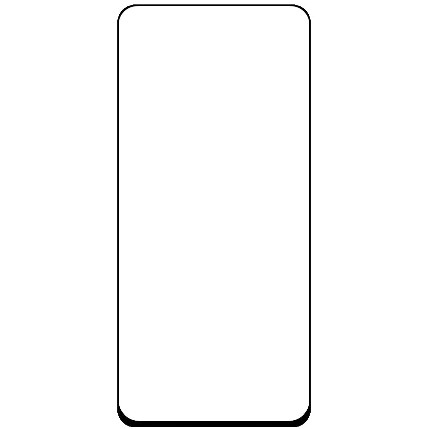 OEM-schermbeschermer voor Xiaomi Redmi Note 9, Glass Shield, volledige lijm, zwart