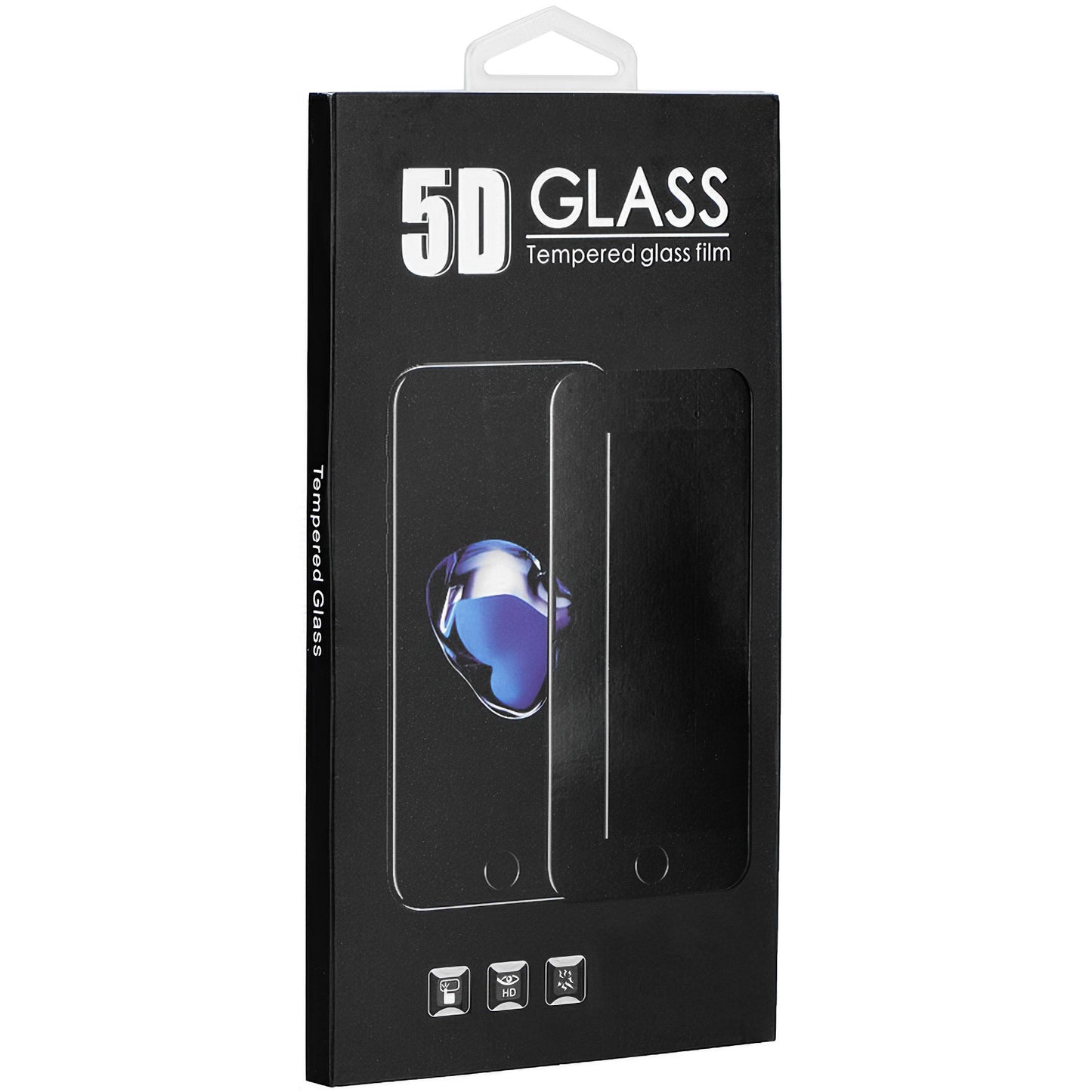 OEM Film de protection d'écran pour Samsung Galaxy A53 5G A536, Shielded Glass, Full Glue, 5D, Black