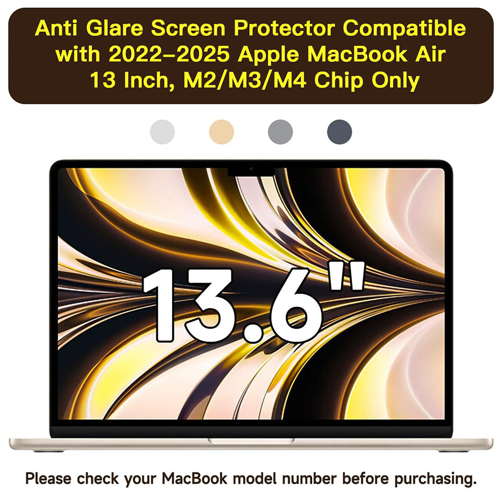Film de Protection d'Écran Mat Anti Lumière Bleue Techsuit VisionProX pour Apple MacBook Air 13 pouces (2020) / (2018) / (2017), Plastique