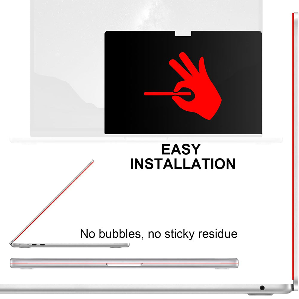 Bildschirmschutzfolie Privacy Techsuit VisionProX Magnetic für Apple MacBook Pro 16 Zoll (2024), Kunststoff