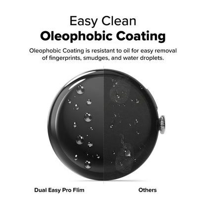 Ringke Dual Easy Pro Schutzfolie für Google Pixel Watch 4 41mm, Set 2 Stück, Kunststoff