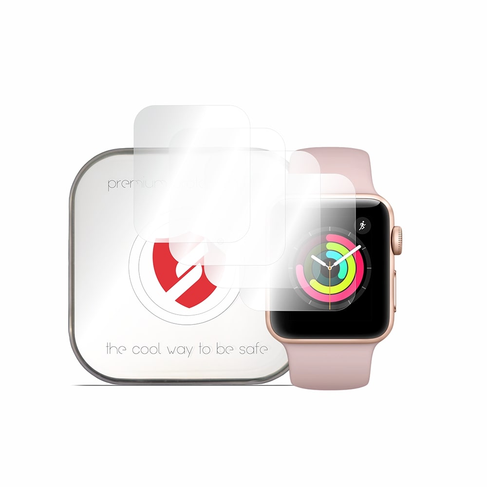 Smart Protection Premium Classic Schutzfolie für Apple Watch 38mm Series, 4er-Set, Kunststoff