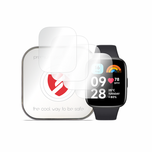 Smart Protection Premium Classic Beschermfolie voor Apple Watch 41mm / 40mm Series, Set van 4 stuks, Plastic
