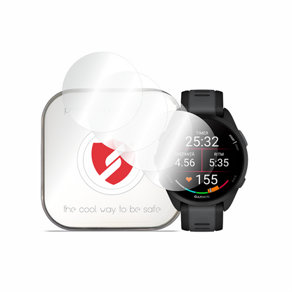 Smart Protection Premium Classic Schutzfolie für Garmin Forerunner 165, 4 Stück Set, Kunststoff