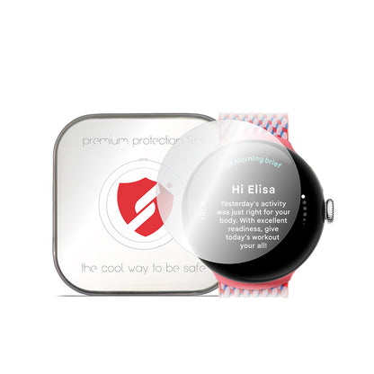 Smart Protection Premium Classic beschermfolie voor Google Pixel Watch 3 41mm, set van 4 stuks, plastic