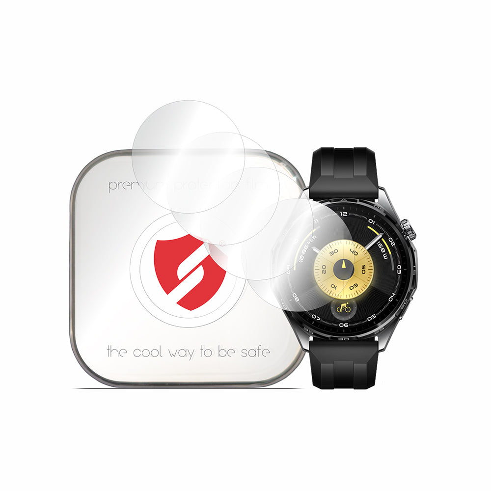 Film de protection Smart Protection Premium Classic pour Huawei Watch GT 6 46mm, lot de 4 pièces, plastique