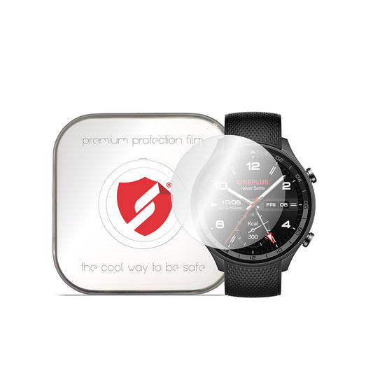 Smart Protection Premium Classic Beschermfolie voor OnePlus Watch 2R, Set van 4 stuks, Plastic