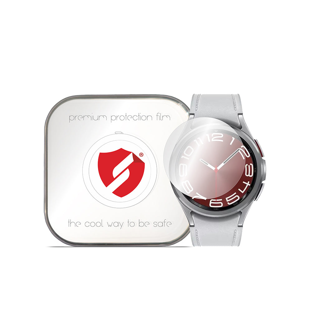 Smart Protection Premium Classic Schutzfolie für Samsung Galaxy Watch6 Classic 43mm, 4er-Set, Kunststoff