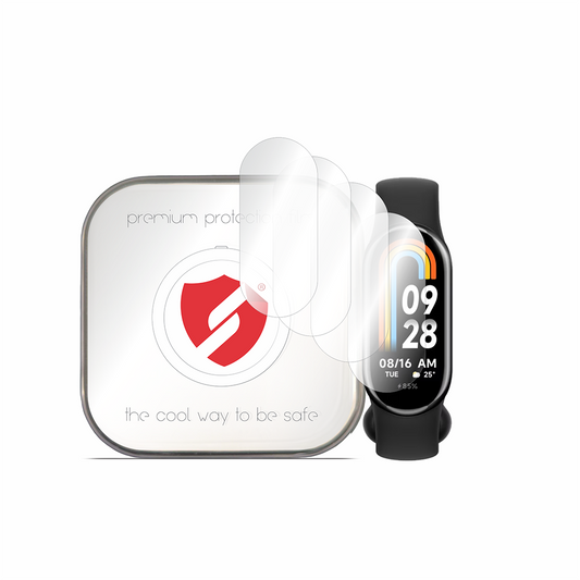 Smart Protection Premium Classic Beschermfolie voor Xiaomi Smart Band 9 / Band 8, Set van 4 stuks, Plastic
