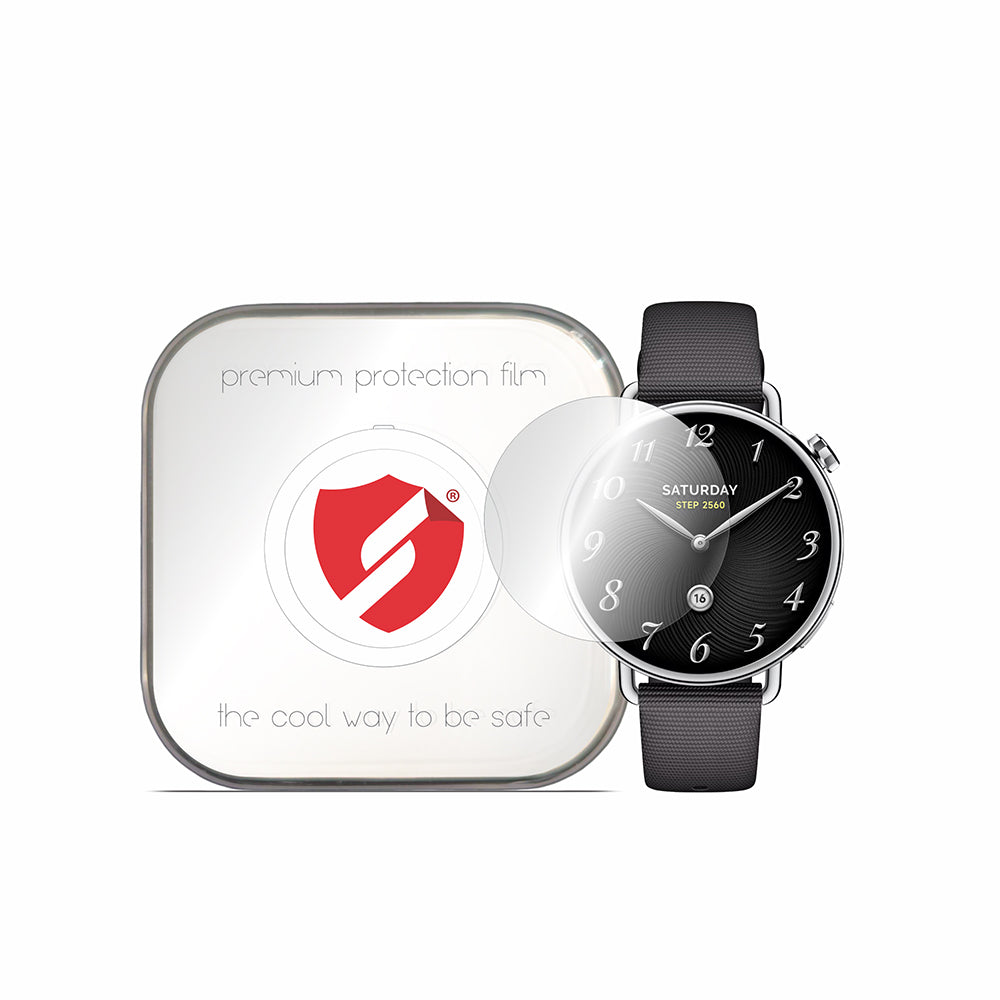 Smart Protection Premium Classic Beschermfolie voor Xiaomi Watch S4, Set van 4 stuks, Plastic