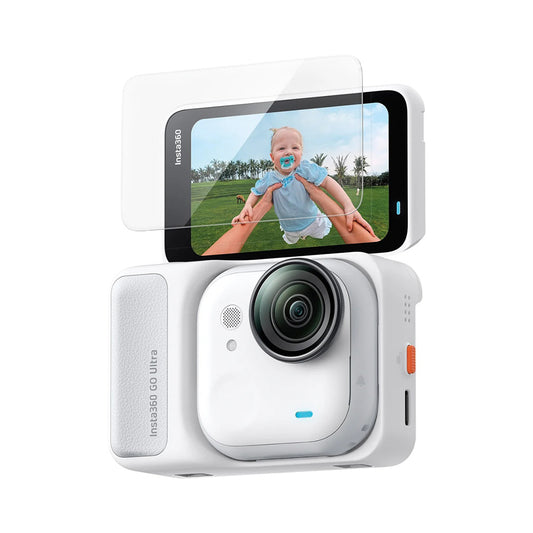 Schermbeveiligingsfolie Spigen GlastR Slim voor Insta360 Go Ultra, Gehard Glas, Set van 2 stuks AGL11171