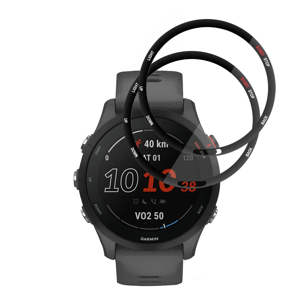 Schutzfolie Techsuit Nano Flex für Garmin Forerunner 255 Music / 255, Set 2 Stück, Kunststoff, Schwarz