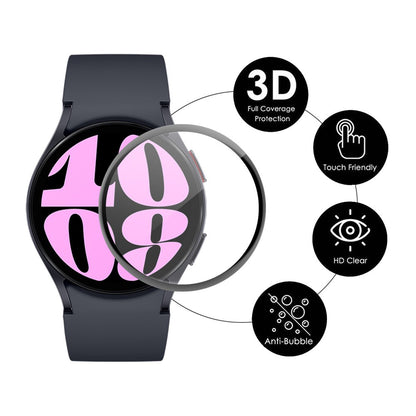 Techsuit Nano Flex Beschermfolie voor Honor Watch 6, Plastic, Set van 2 stuks, Zwart