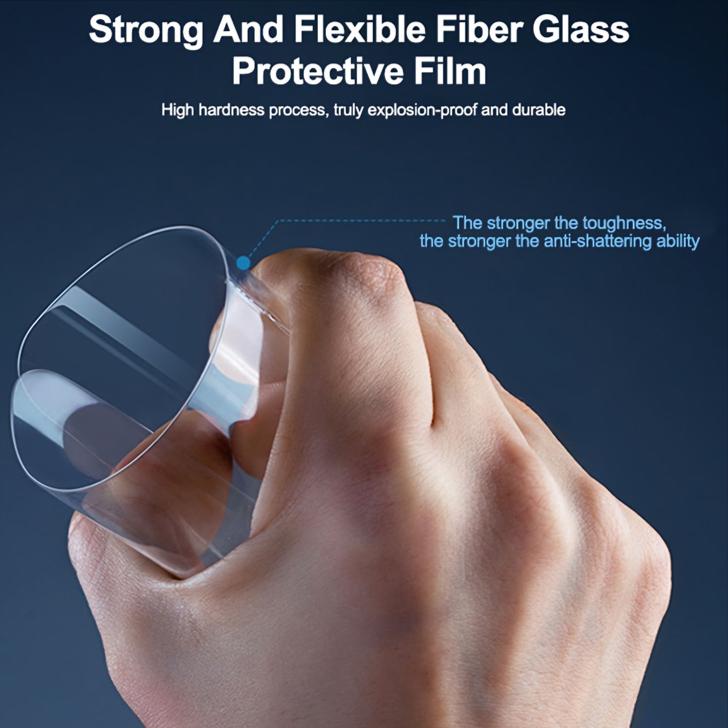 Flexible Glasfaserfolie Relife GF-7MU für UV-Vakuum-Laminiergerät Sunshine C3 Mix Ultra, 120mm x 210mm, Set 25 Stück