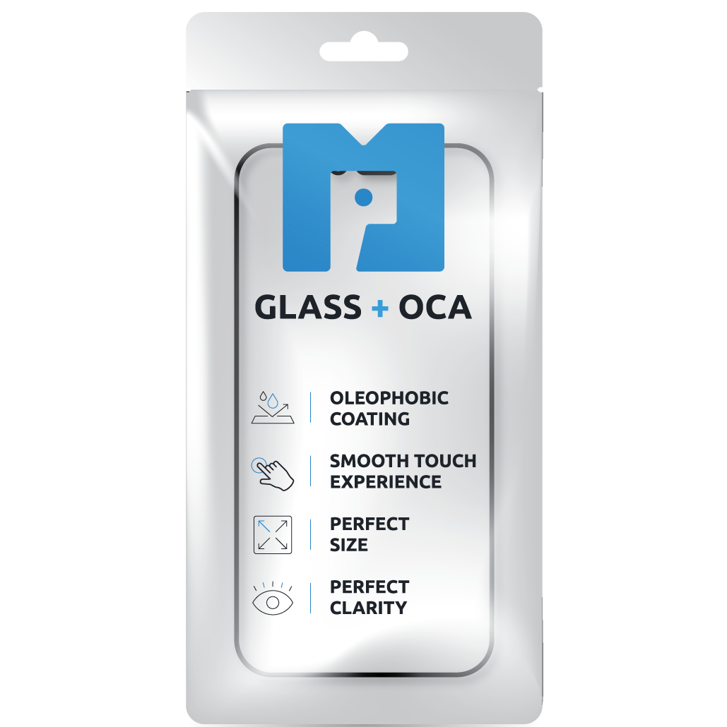 Vitre d'écran + OCA MP compatible avec Samsung Galaxy S25 FE, Noir