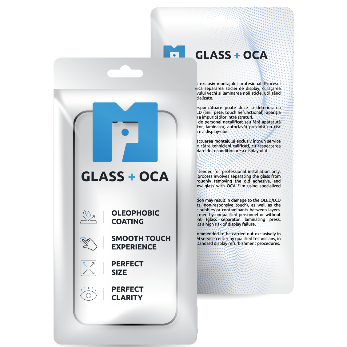 Screen Glass + OCA MP compatible with Samsung Galaxy S25+ S936, Black