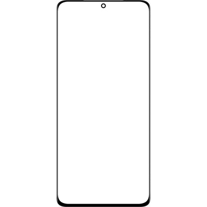 Verre d'écran + Colle de bord / OCA Forward Guard pour Samsung Galaxy S21 Ultra 5G G998, Noir