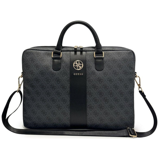 Guess 4G Round Classic Logo Tas voor 16 inch Laptop, Zwart