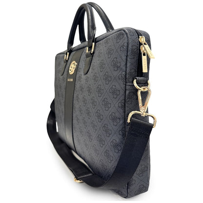 Guess 4G Round Classic Logo Tas voor 16 inch Laptop, Zwart