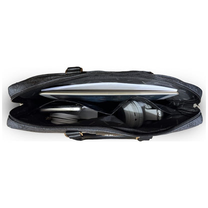 Guess 4G Round Classic Logo Tas voor 16 inch Laptop, Zwart