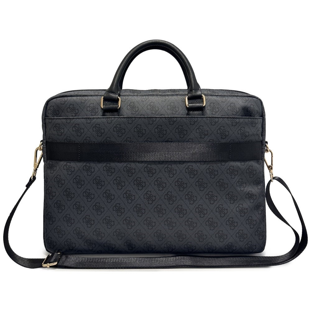 Guess 4G Round Classic Logo Tas voor 16 inch Laptop, Zwart