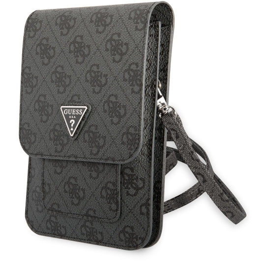 Universele Telefoontas, Guess, 4G Triangle Logo, Zwart