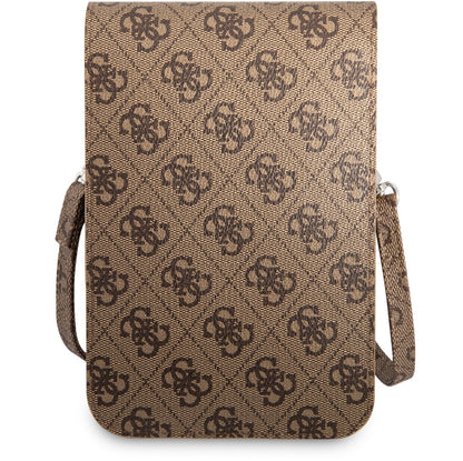 Universaltasche für Telefon, Guess, 4G Triangle Logo, Braun