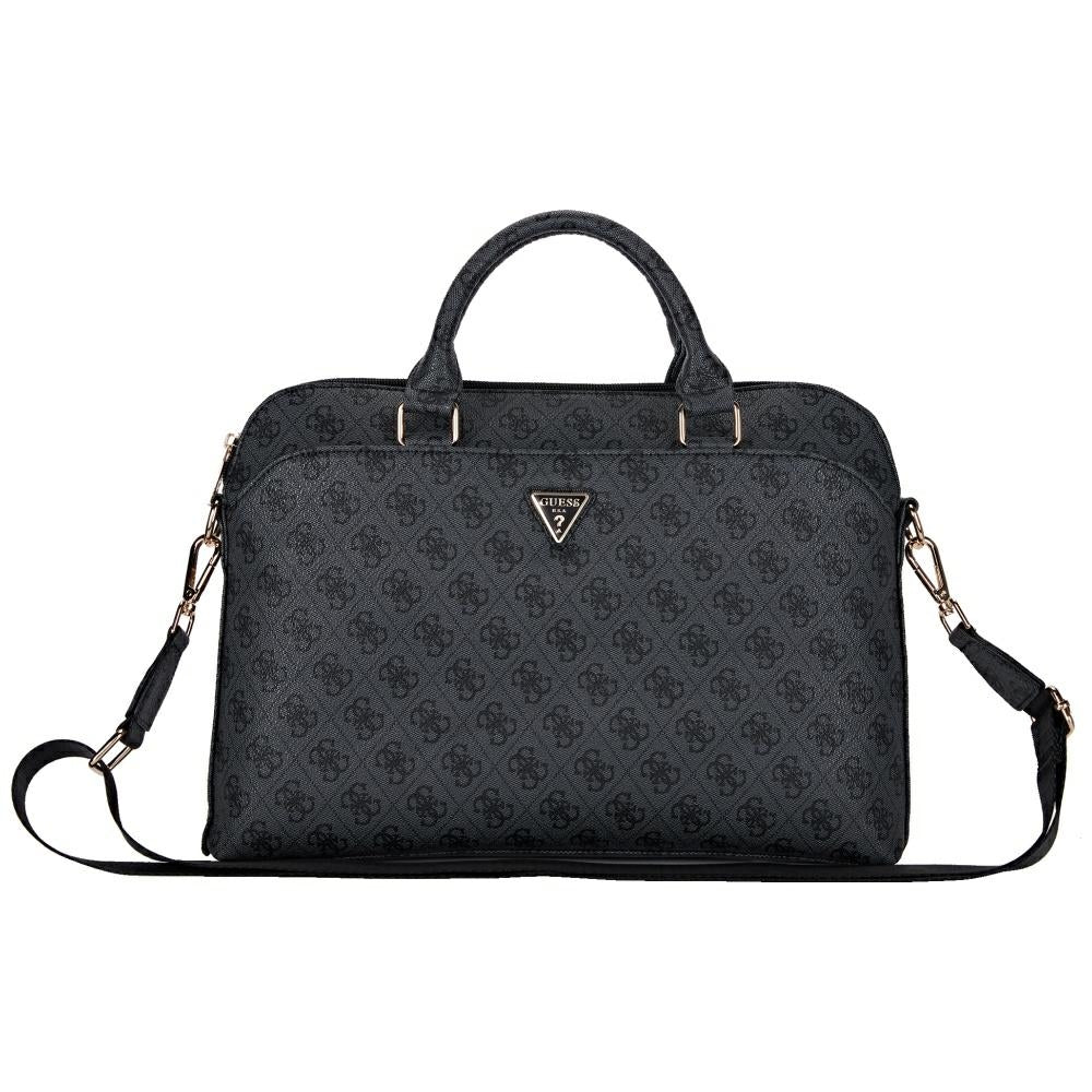 Sac Guess 4G Triangle Logo pour Ordinateur Portable 15 pouces, Noir