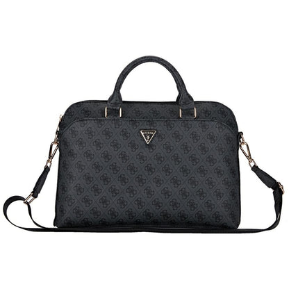 Sac Guess 4G Triangle Logo pour Ordinateur Portable 15 pouces, Noir