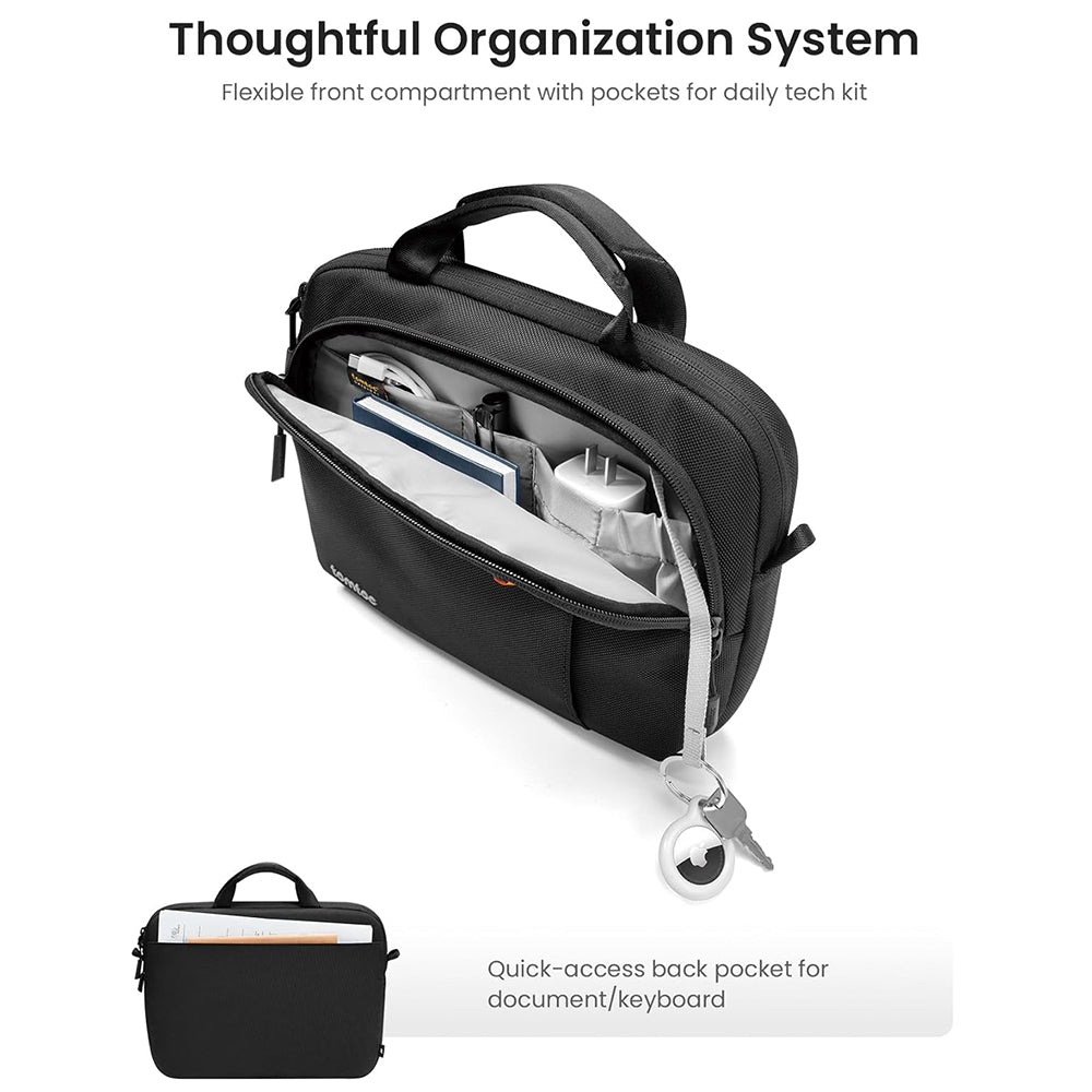 Tasche für Tablet max. 12.9 Zoll, Tomtoc, B30B1D1, Schwarz