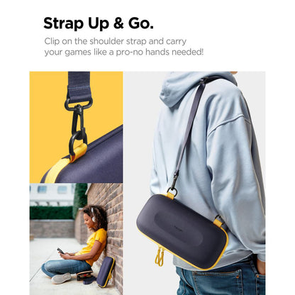 Sac de Protection pour Console Spigen Nano Pop Pro pour Nintendo Switch 2, Bleu Marine