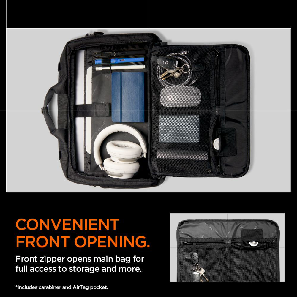 Sac Spigen Klasden pour ordinateur portable 16 pouces, Noir