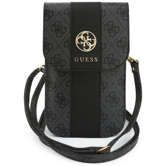 Sac universel pour téléphone, Guess, 4G Classic Logo Stripe, Noir